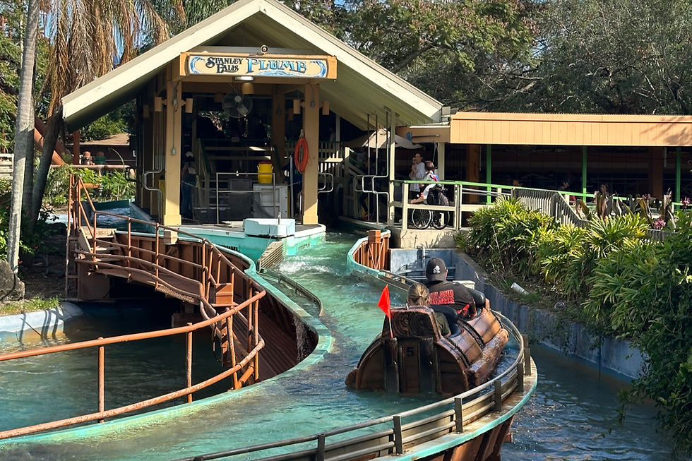 Stanley Falls Flume, which opened in 1973 as one of the first rides at Busch Gardens Tampa Bay is to permanently close