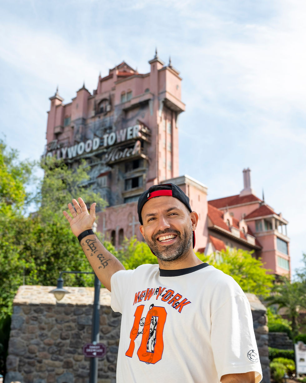 When legend meet magic as Argentinian soccer icon Sergio Aguero visits Walt Disney World