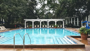 Oak Manor Pool At Disney’s Port Orleans Resort – Riverside Now Closed For Refurbishment