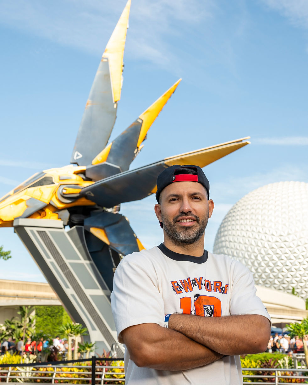 When legend meet magic as Argentinian soccer icon Sergio Aguero visits Walt Disney World