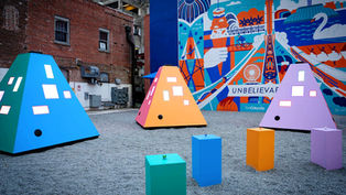 Check out 8-Bit Spring in downtown Orlando, a new and free interactive art installation!