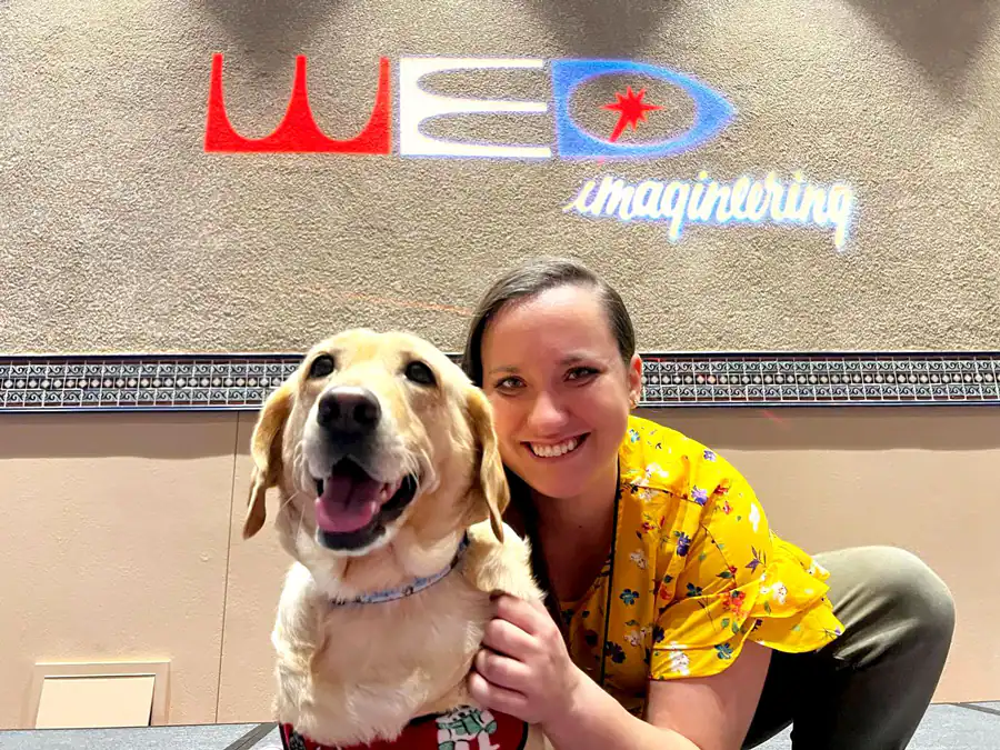 Meet Noodle, the first canine Walt Disney Imagineer in the United States!