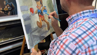 Meet Artist Rob Kaz & See His Artwork At The Art Of Disney In Disney Springs