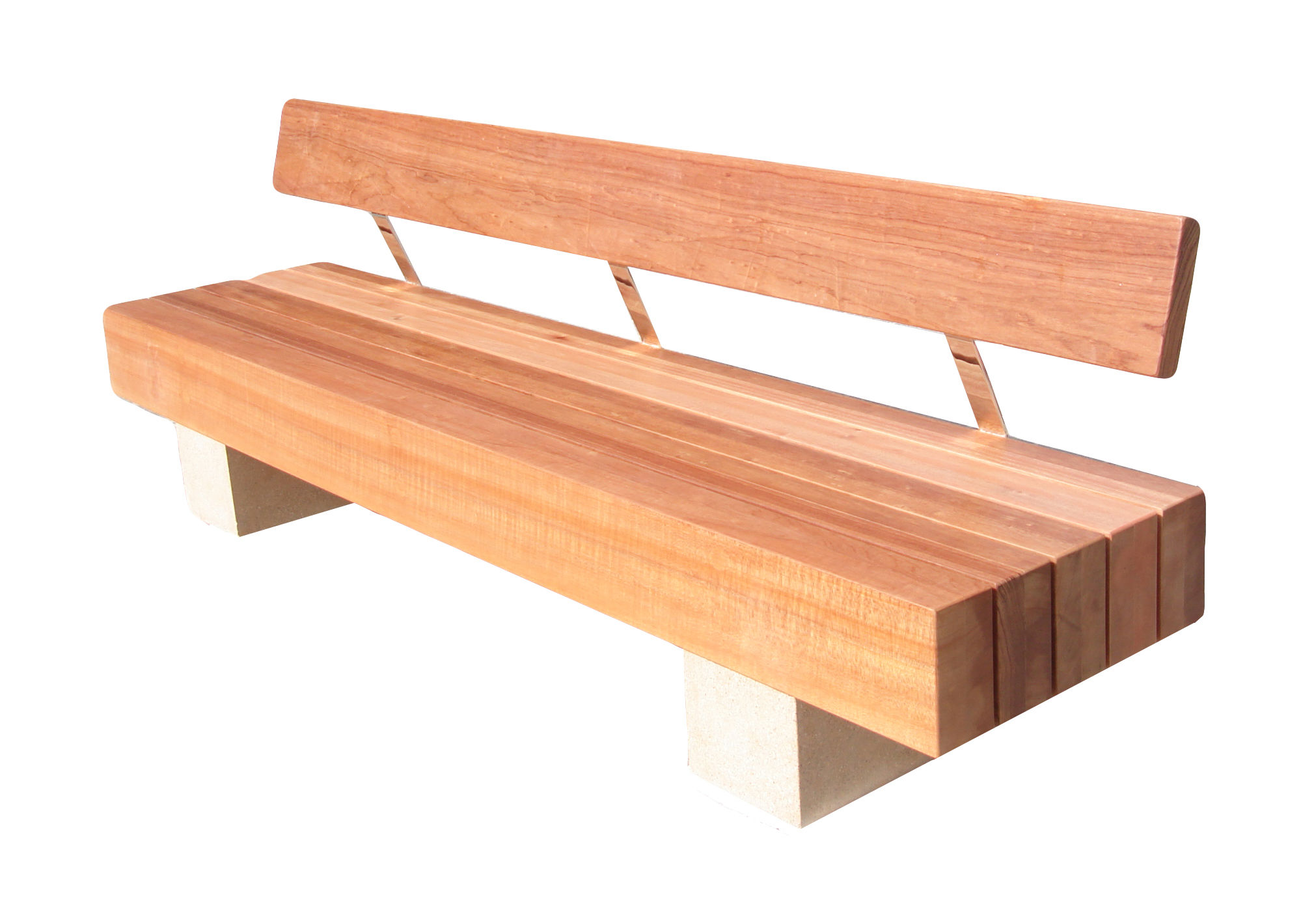 Precast Concrete Bench 2000 x 600 x 450 /350