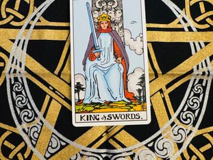 Daily Tarot Draw - King of Swords - August 16th, 2024