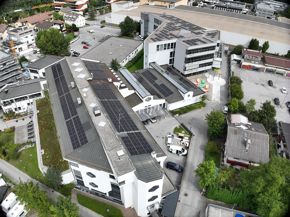 PV-Dachanlage TFBS Landeck in Landeck