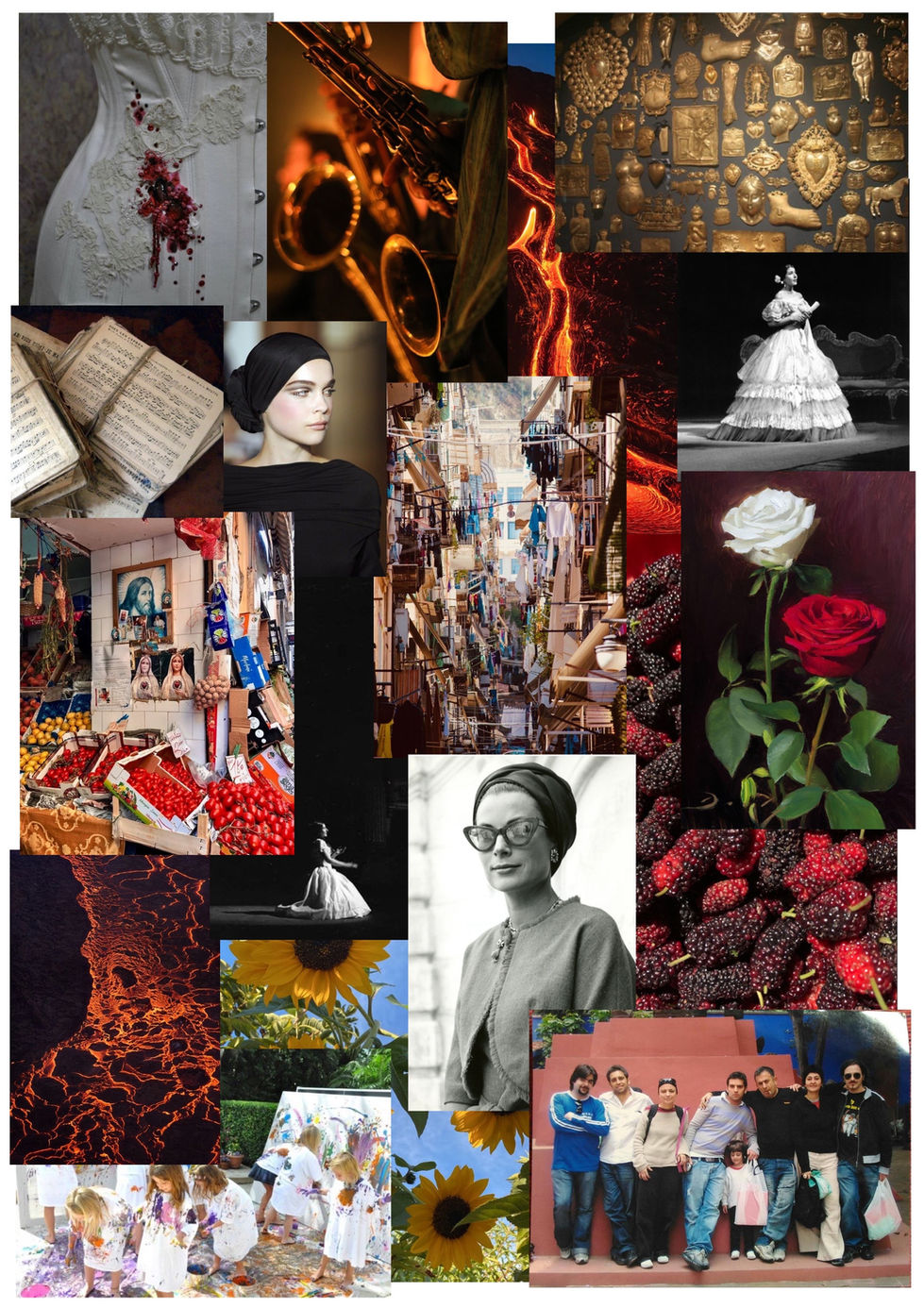 Moodboard d'ispirazione