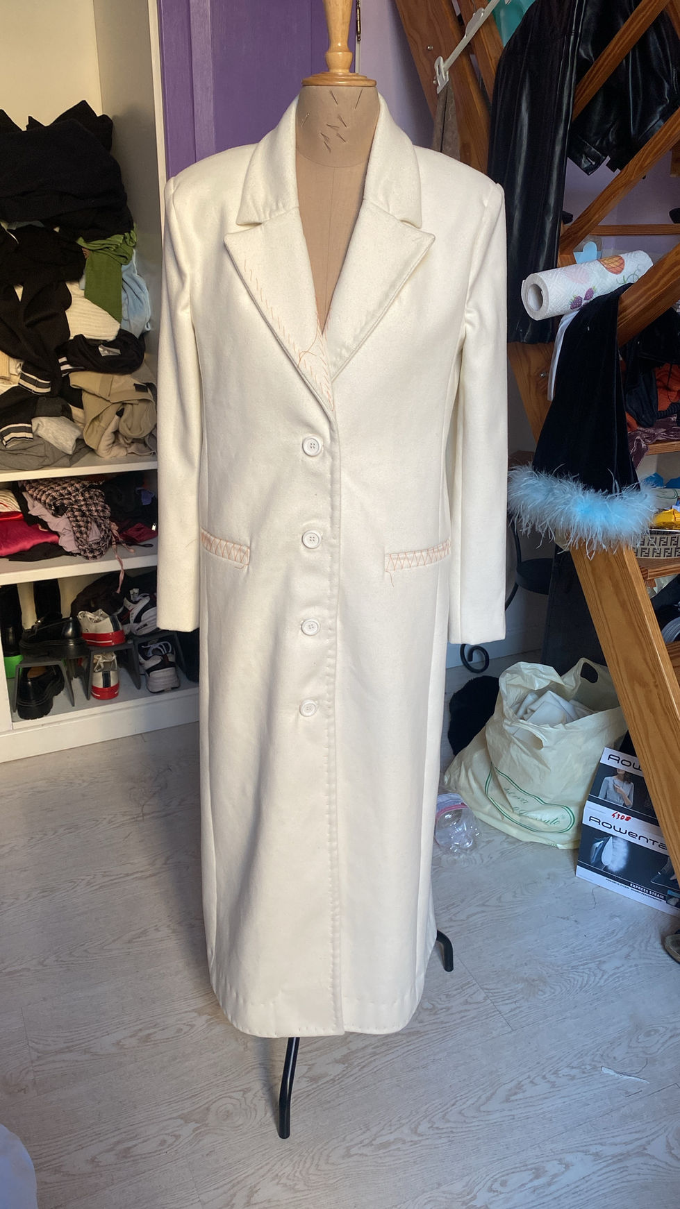 Cappotto terminato senza decorazione