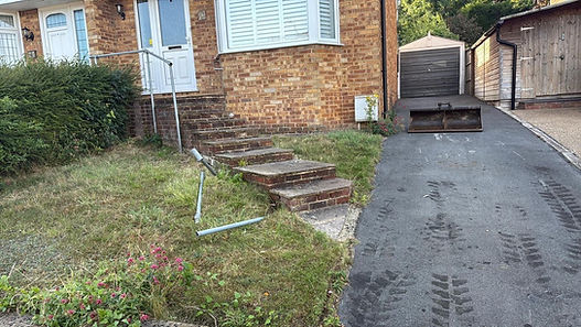 Before New Driveway Was Installed