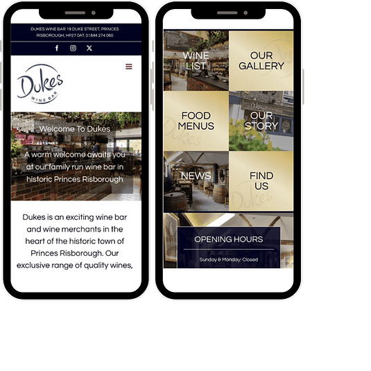 Wine Bar Digital Website