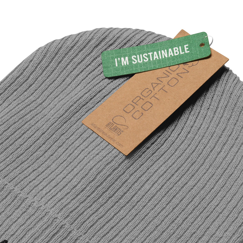 Thumbnail: Organic ribbed beanie
