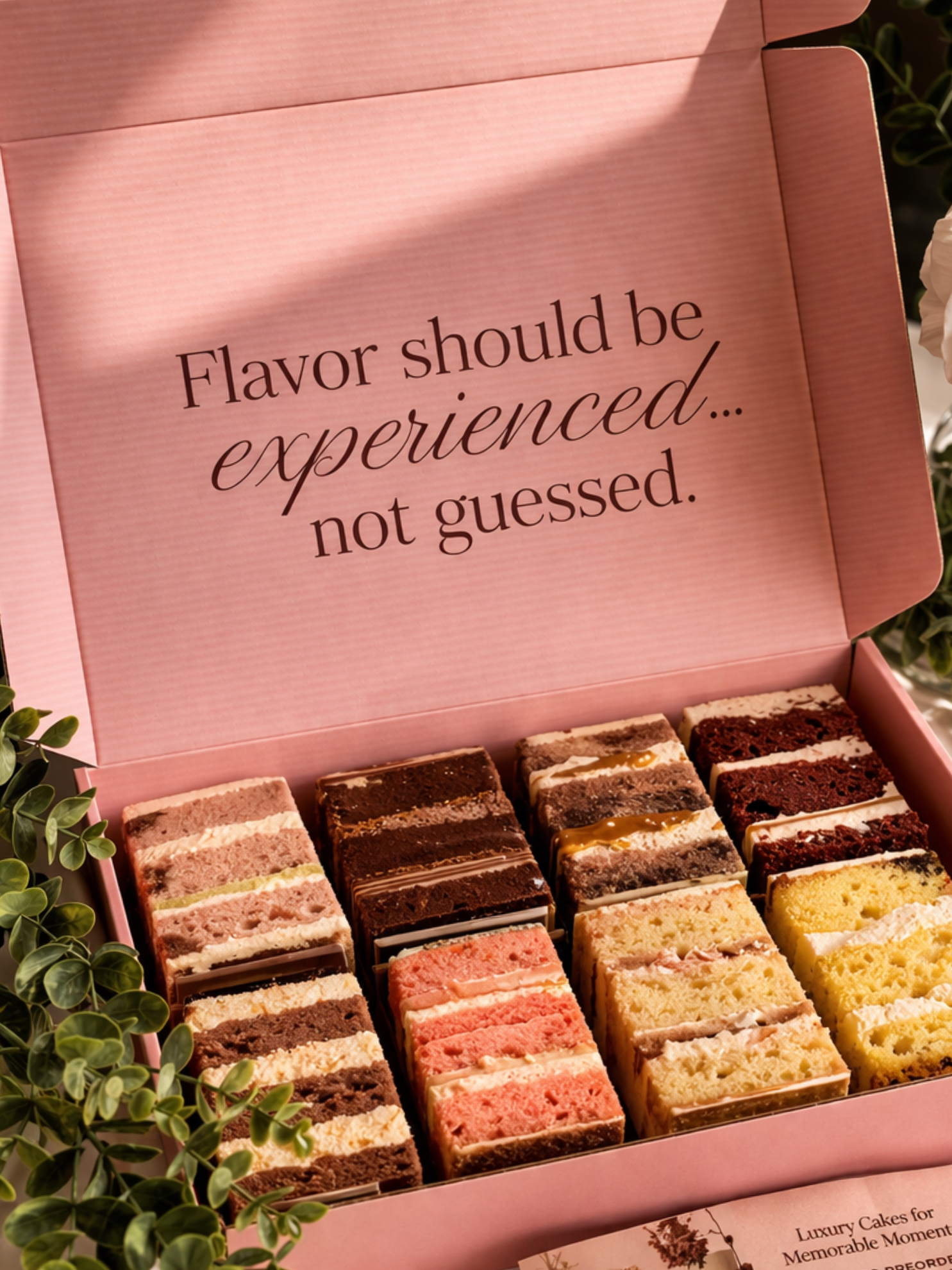 Cake Tasting Boxes