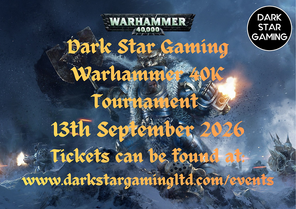 Warhammer 40k September Tournament Store Championship