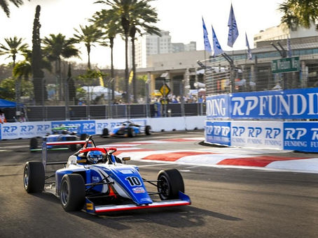 Lucas Fecury evolui ao longo dos treinos e garante top-10 em NOLA na USF2000