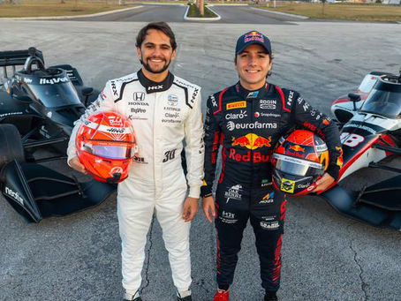 Pietro e Enzo Fittipaldi celebram dia histórico juntos na Indy