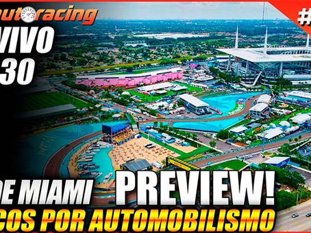Loucos ao vivo hoje às 20h30 – Prévia da F1 em Miami e muito mais!