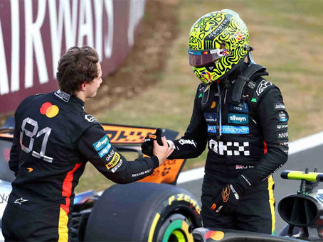 Rivalidade entre Norris e Piastri ainda está contida, diz Villeneuve