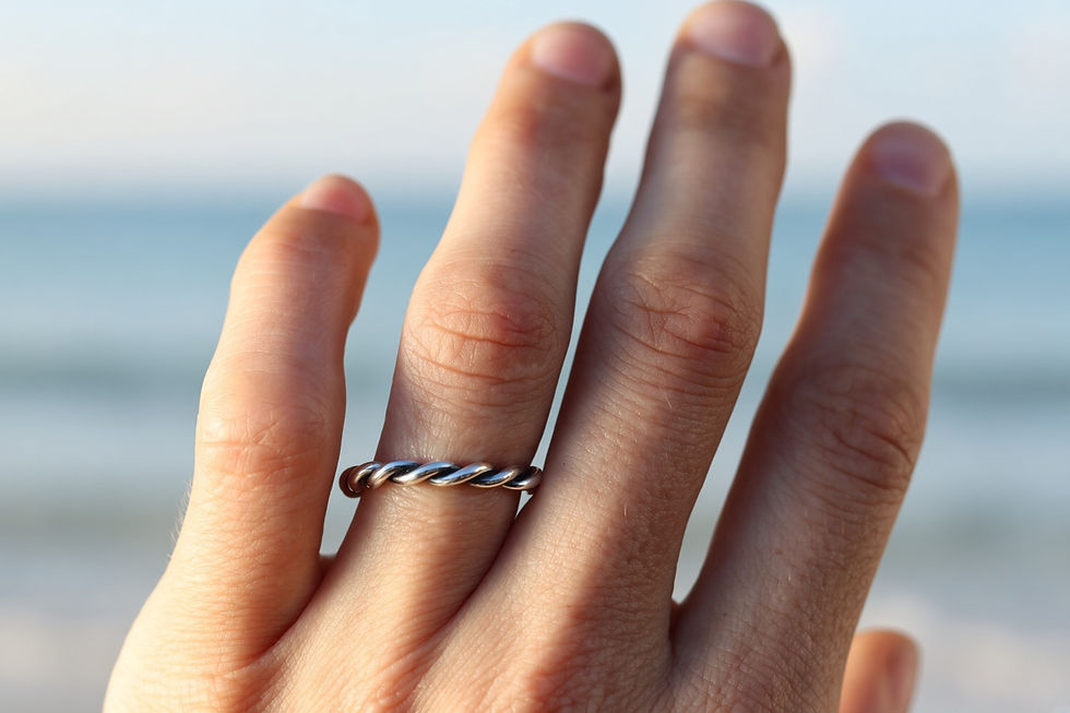 Thumbnail: Woven Rope Ring