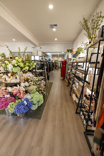 Interior of The One Preloved Fashion boutique in Hahndorf featuring preloved fashion, homewares and gifts