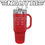 Thumbnail: 747 Red 40 oz Insulated Kalitta Air Travel Mug Logo B