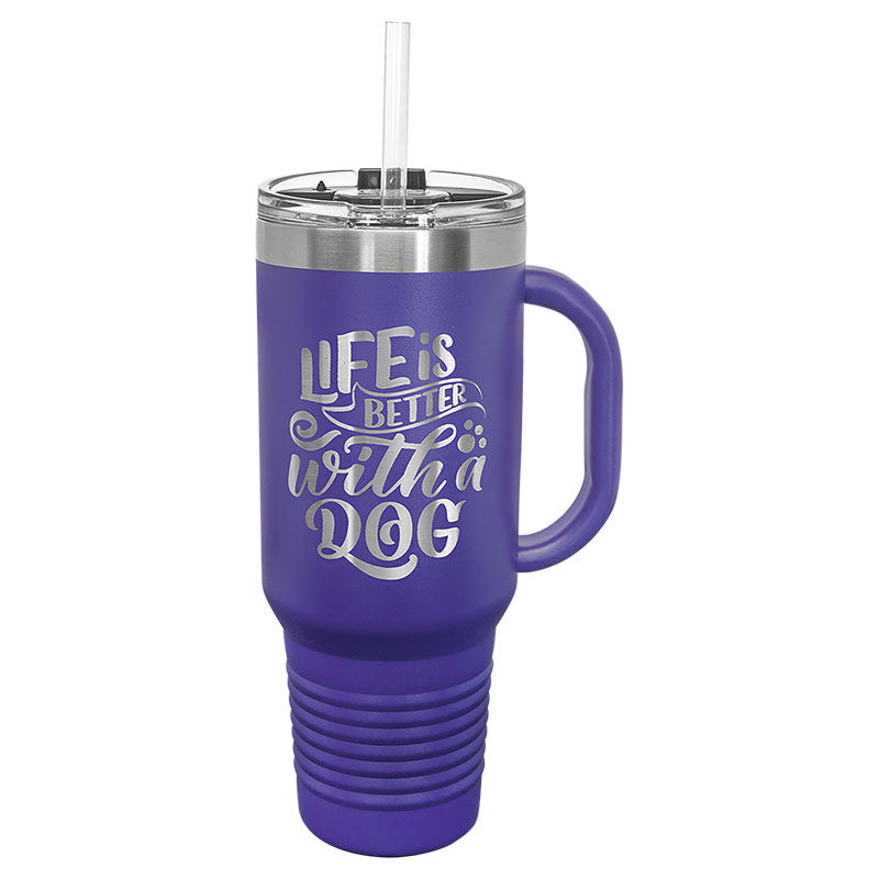 Thumbnail: Custom Engraved Polar Camel 40 oz. Travel Mug 1