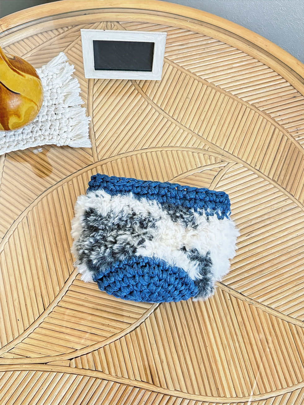 サムネイル： ふわふわ鉢カバー（Blue！）4～5号用