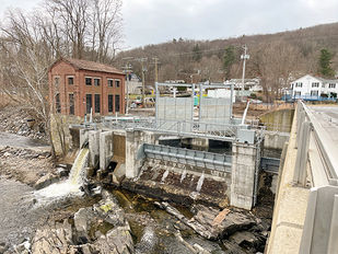 Power is once again being generated at upper Collinsville dam