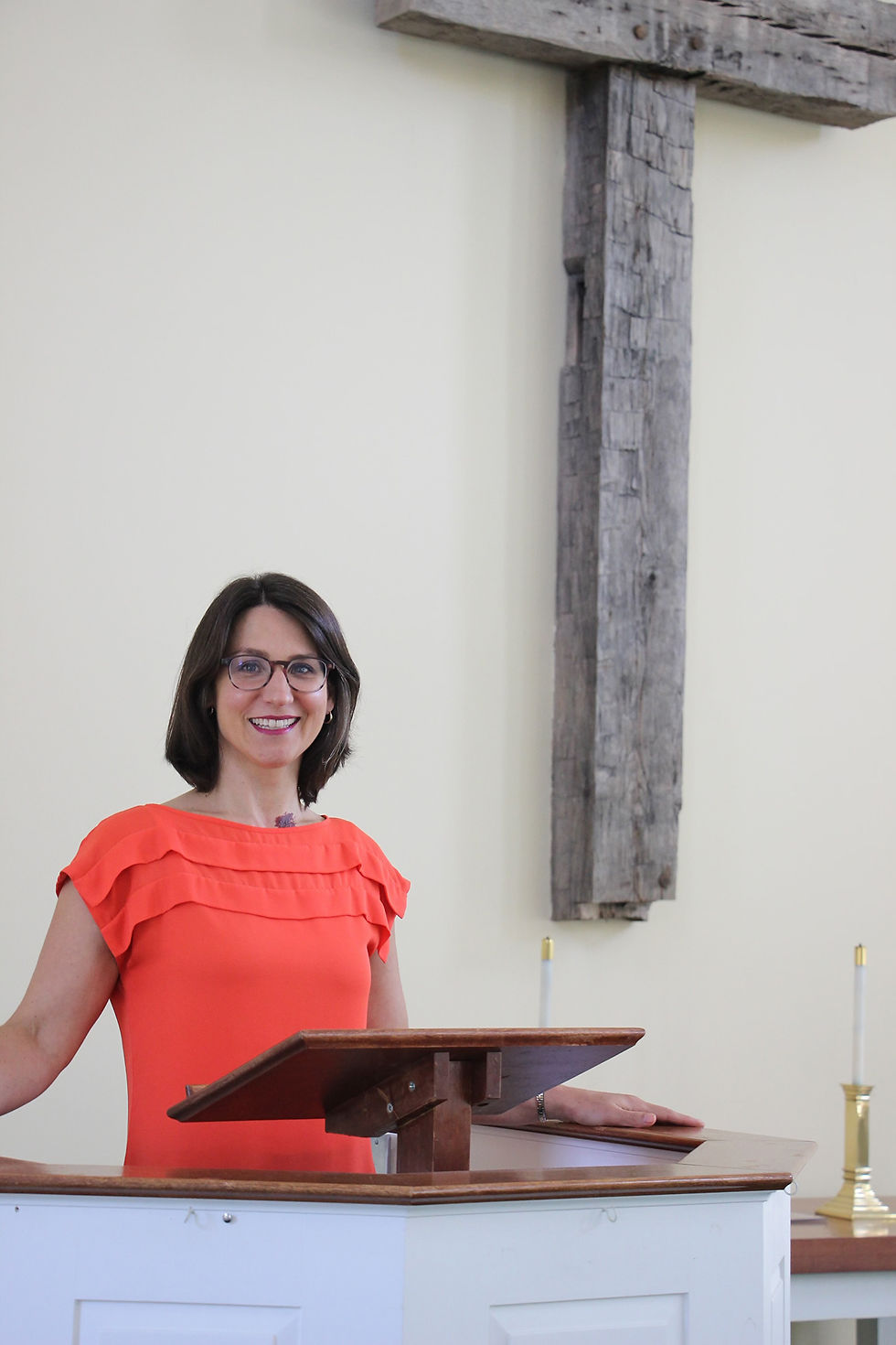 Ali Hager is the first female pastor in the 267-year history of West Avon Congregational Church.