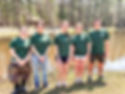 All five Simsbury Youth Corps members, Ella Capozzi, Addy Escamilla, Clare Lepak, Charlotte Roberts and Jonah Lipar.