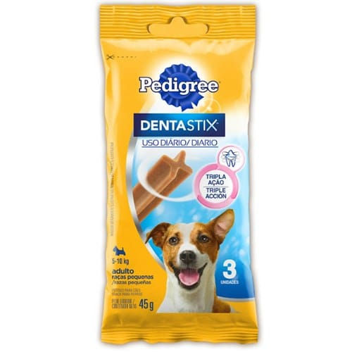 Petisco para Cães Adultos Raças Pequenas Dentastix Cuidado Oral Pedigree co