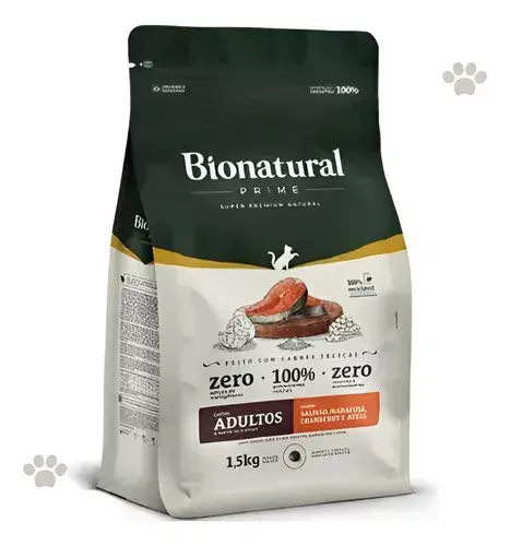 BIONATURAL PRIME GATOS ADULTOS SALMAO 20 KG