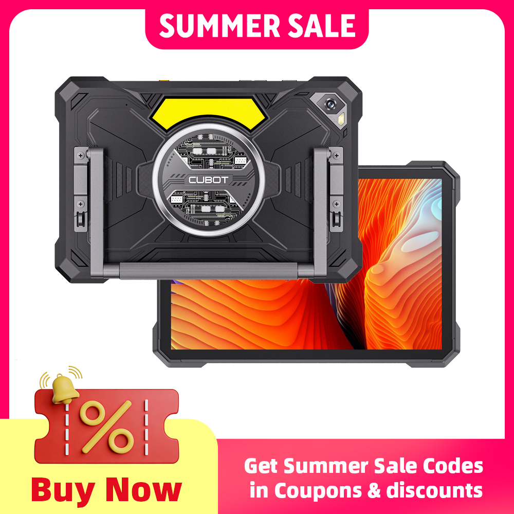 Tablet Android 15 Cubot TAB KingKong S, 15300 mAh Battery, 16GB(6+10), 256GB, 10