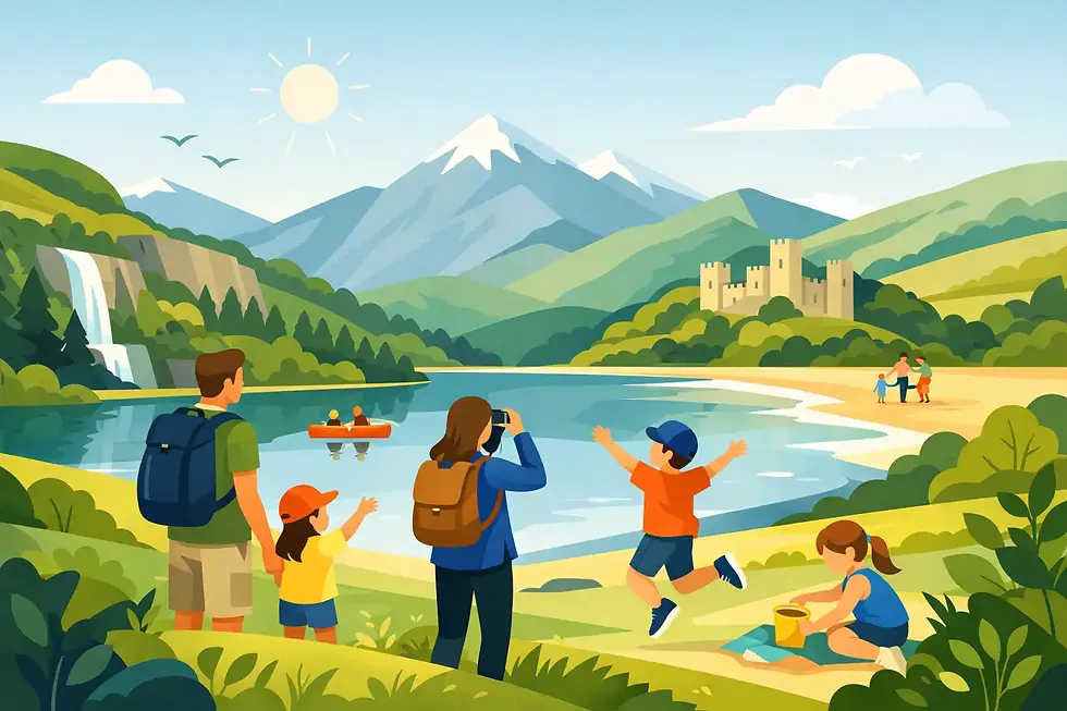 Best Family Breaks in Wales for Fresh-Air Fun