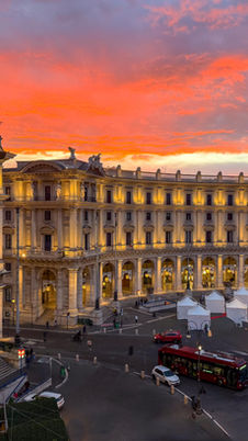 Anantara Palazzo Naiadi Rome Hotel overlooking Piazza della Repubblica