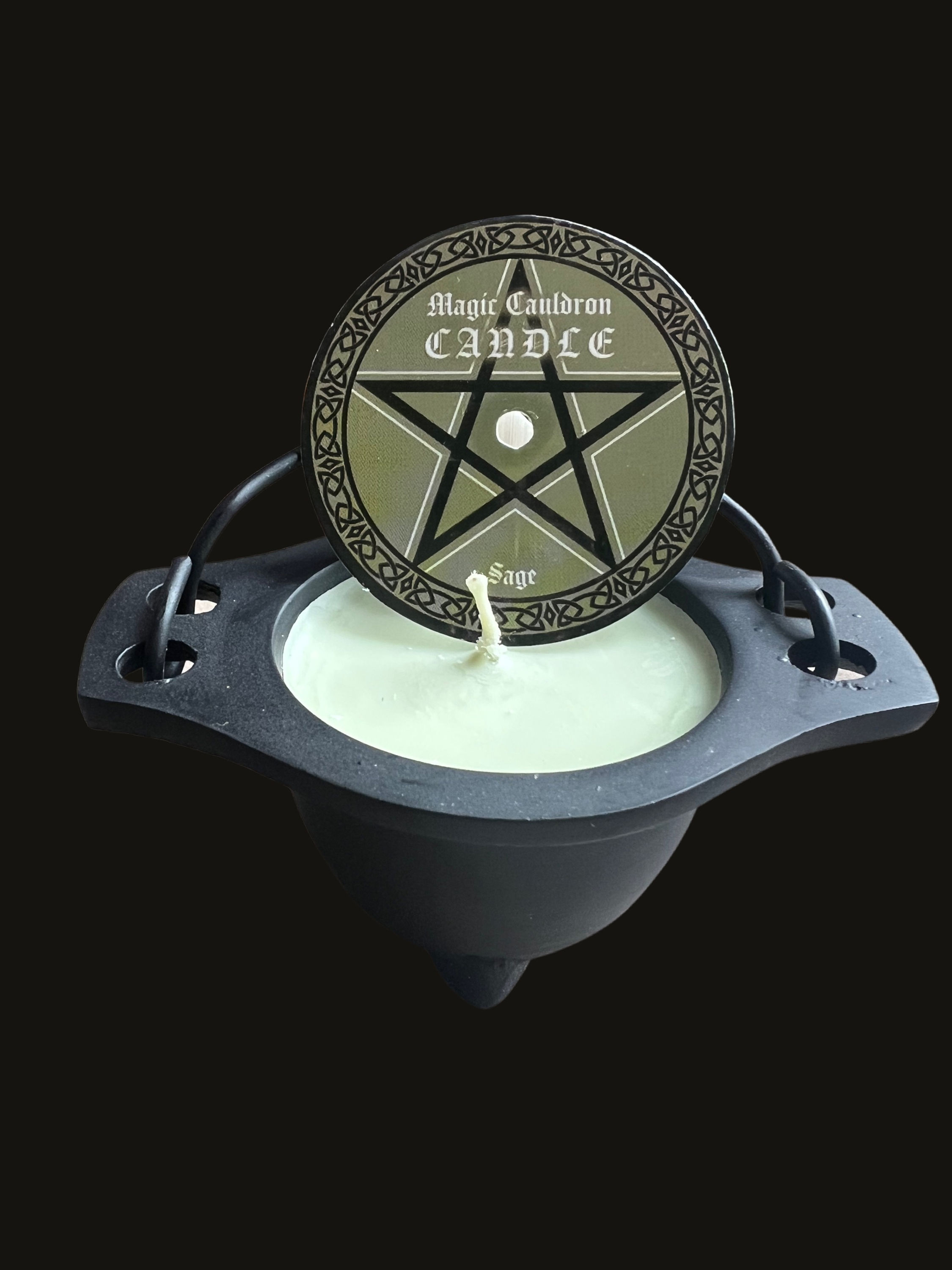 Magic Cauldron Candle-Sage