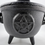 Thumbnail: Cauldron W/Pentagram Cast Iron with Lid 4.25"D x 4.25"H