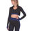 Thumbnail: Trois Seamless Sports Jacket - Black with Navy Blue