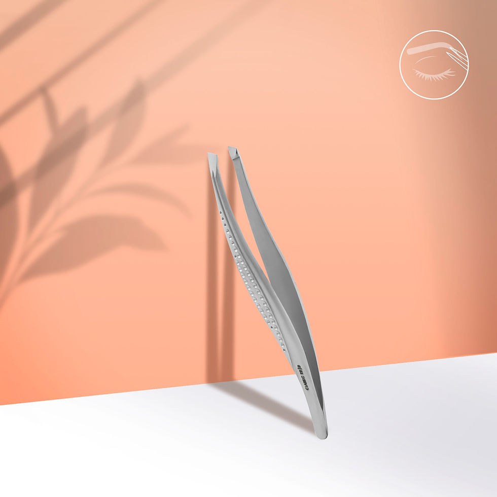 Thumbnail: STALEKS Eyebrow tweezers CLASSIC 12 TYPE 3 (wide beveled)