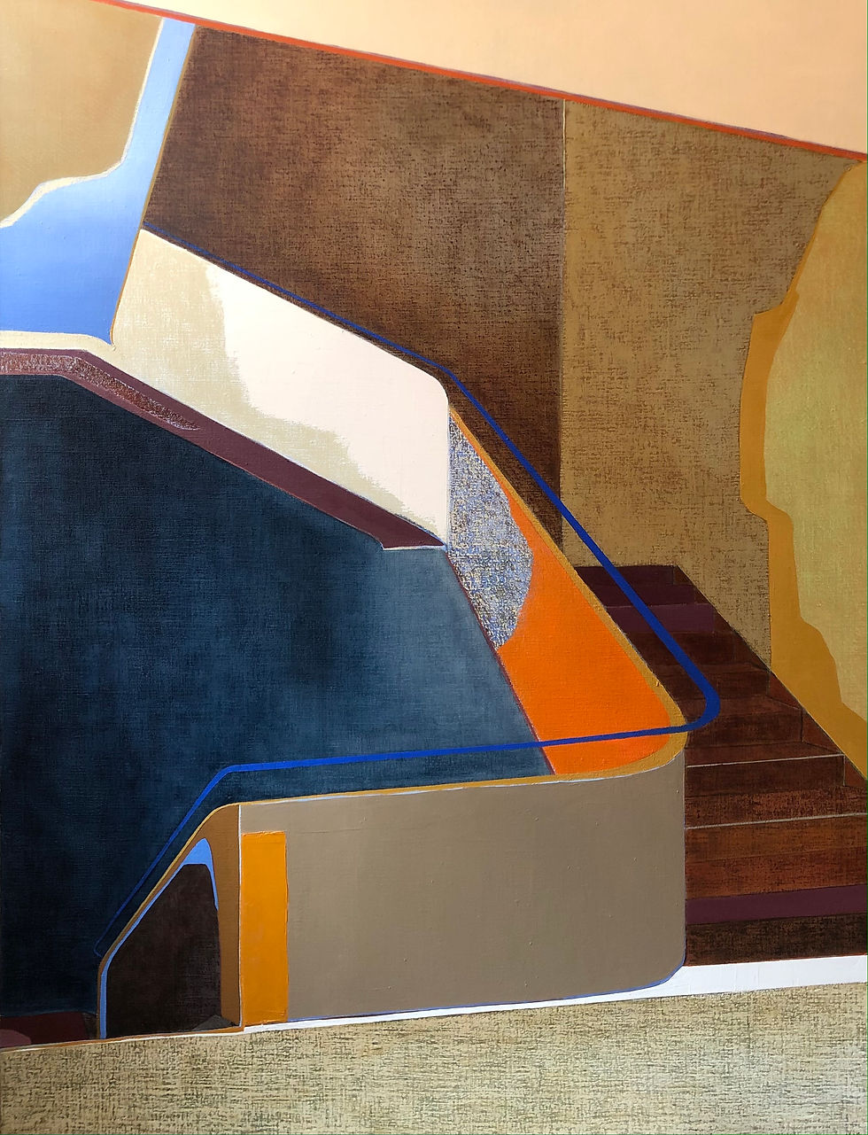 Escalier à l'orange