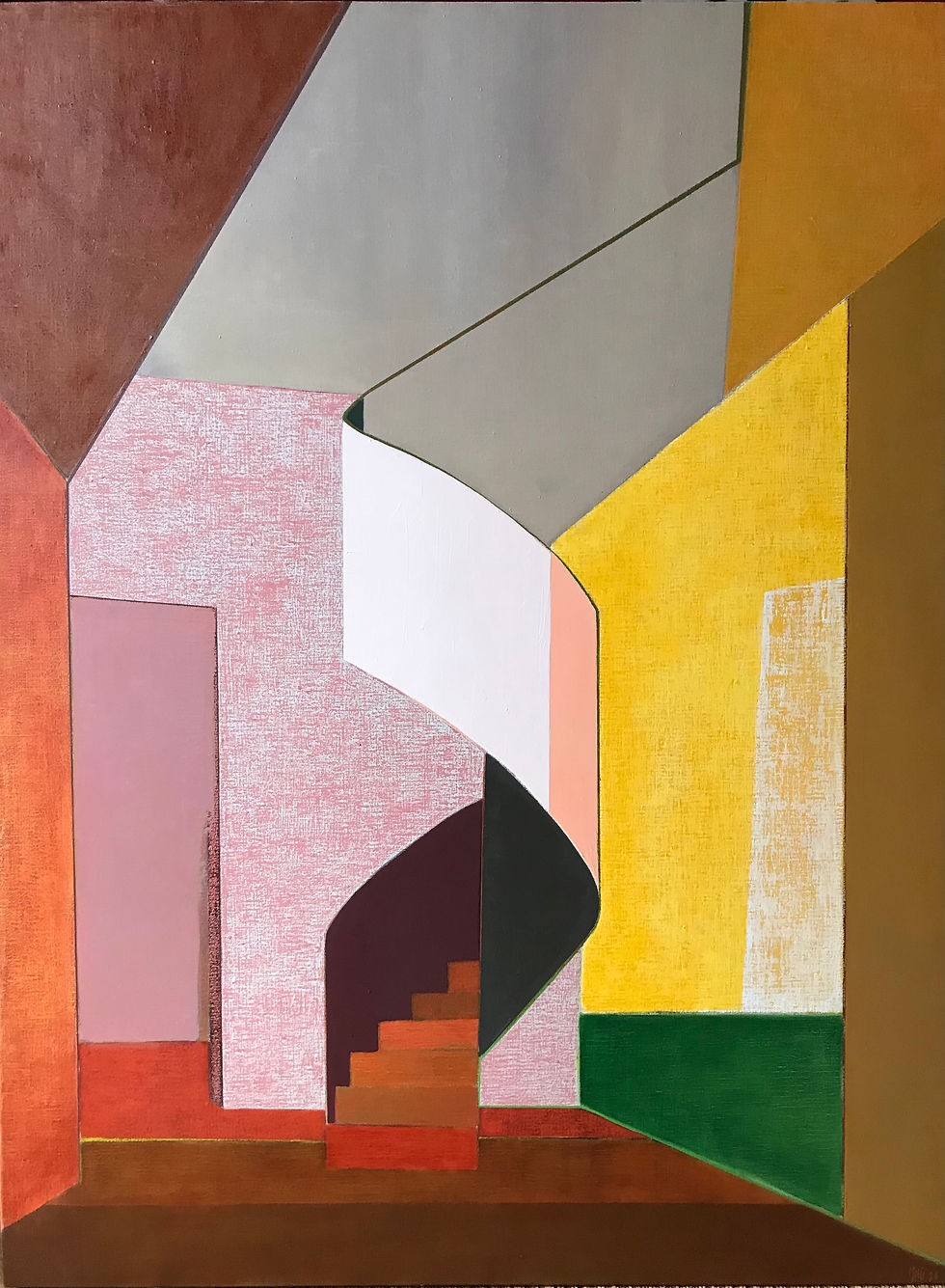 Escalier jaune