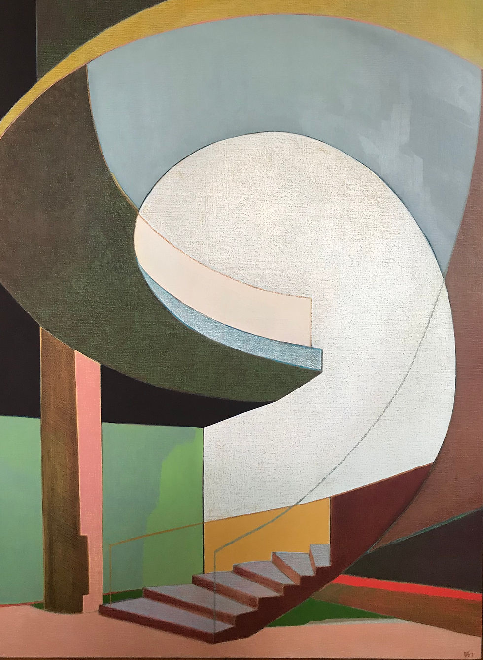 Escalier vert