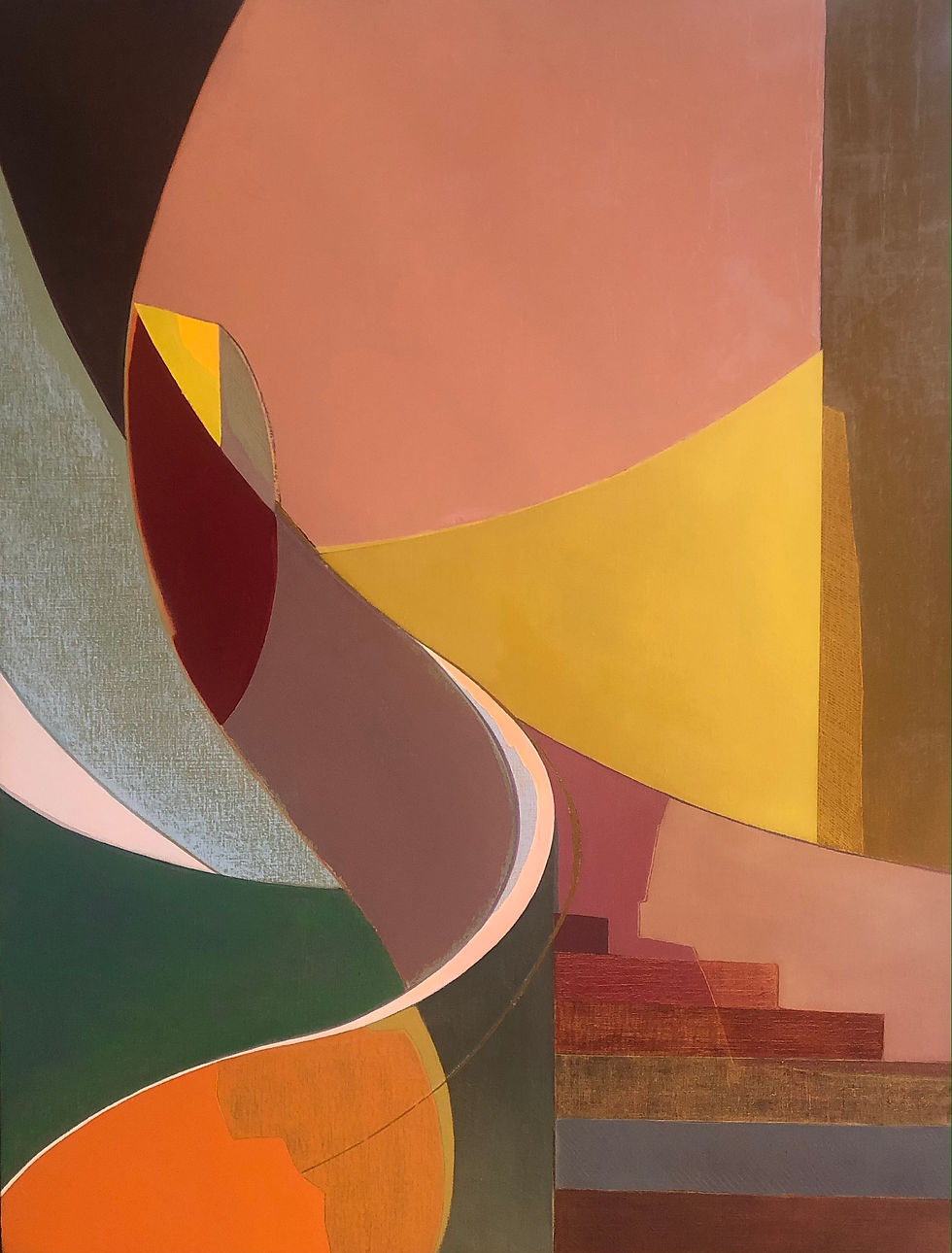Escalier jaune