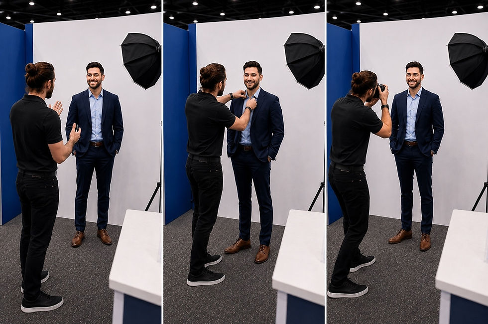 Pro Help For Headshot Lounge Studio Example.