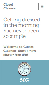 Mode & accessories hjemmesideskabeloner – Garderobeindretning