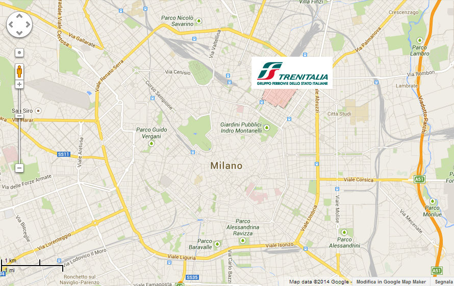Connections to Milano Centrale