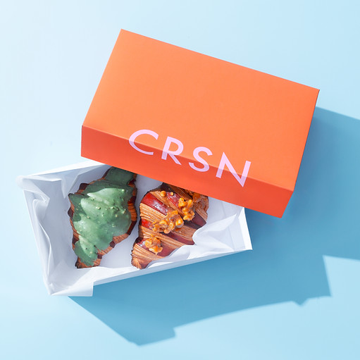 Boîte de croissants