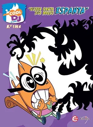 Nuestra portada numero 1 del comic gigante de cool dj el comic