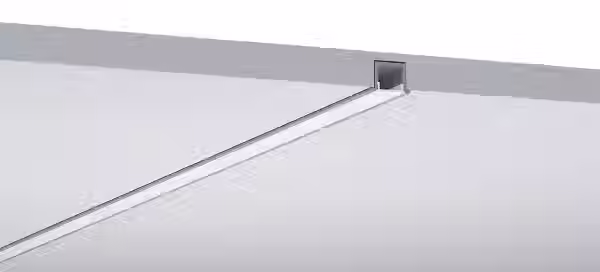 Recessed-mounted-LED-aluminum-profile