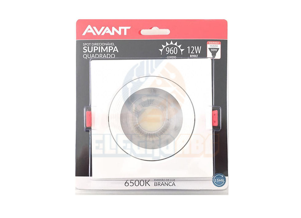 Miniatura: SPOT LED SUPIMPA 6500K 12W BIVOLT QUADRADO
