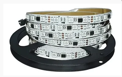 FITA LED BFL-5V-2812DC-60D-IP20 RGB DIGITAL (COM CONTROLE)